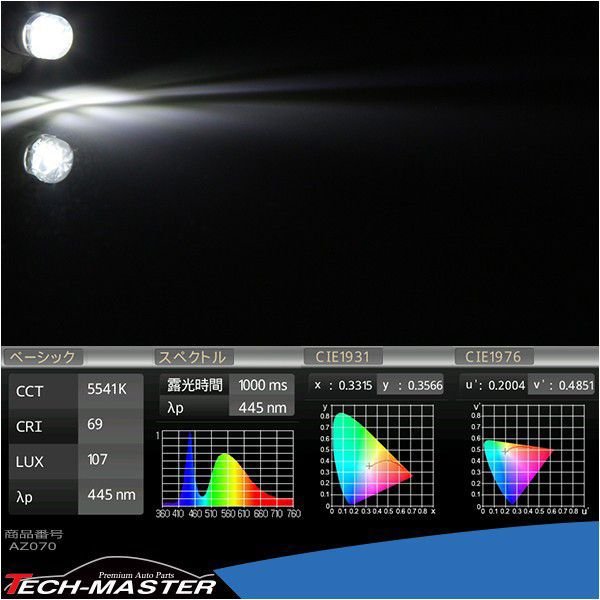 T10 CREE XB-D LED 3W クリスタルトップ ホワイト ウエッジバルブ 12V AZ070 | ブランド登録なし | 03