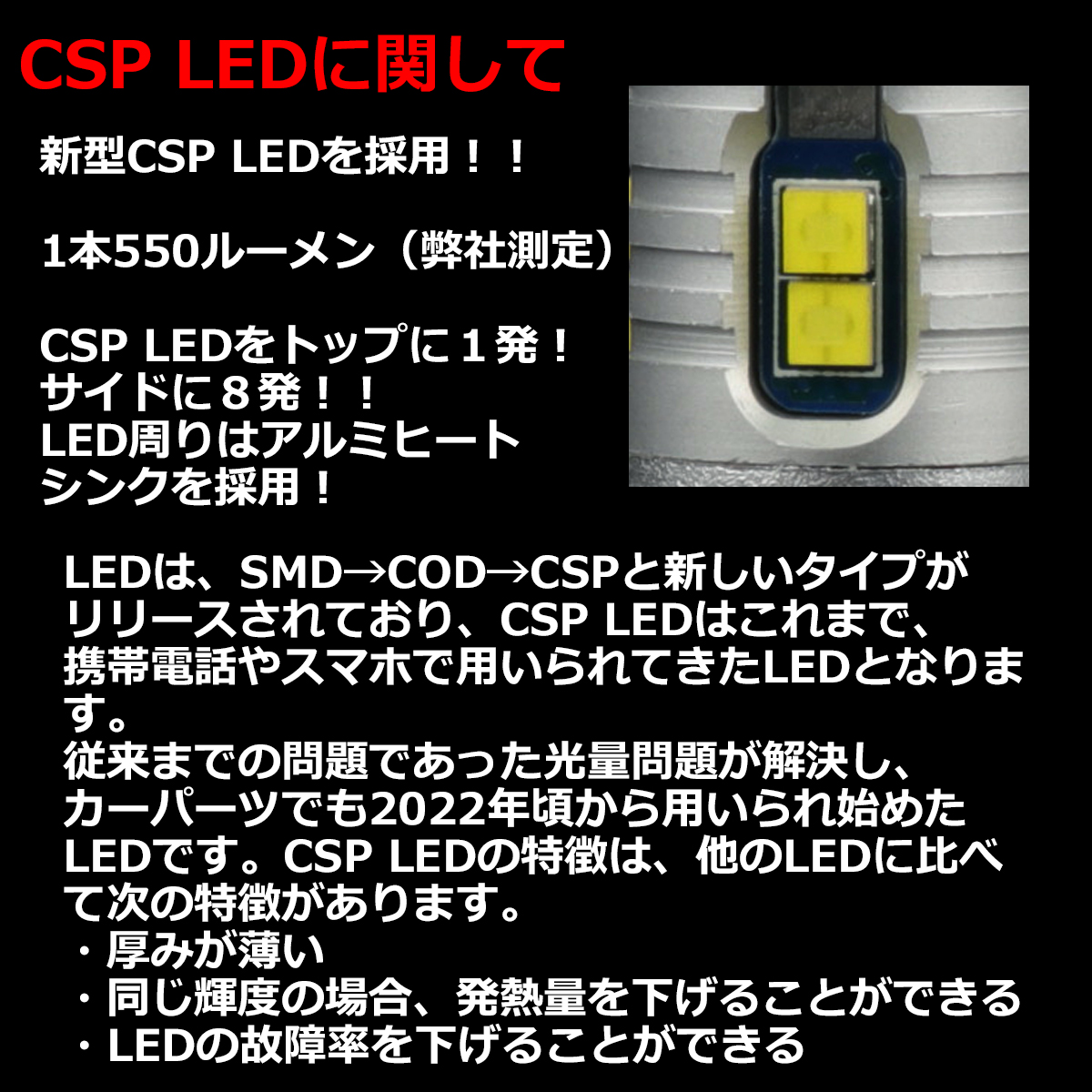 LEDポジションランプ 40系 プリウスα H23.5〜R3.3 T10 新型CSP LED AZ164｜tech｜03