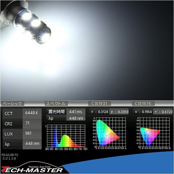 T16/T10 LEDバルブ キャンセラー内蔵 ホワイト 2個セット SMD LED×9 球切れ警告灯解除 EZ118 | ブランド登録なし | 03