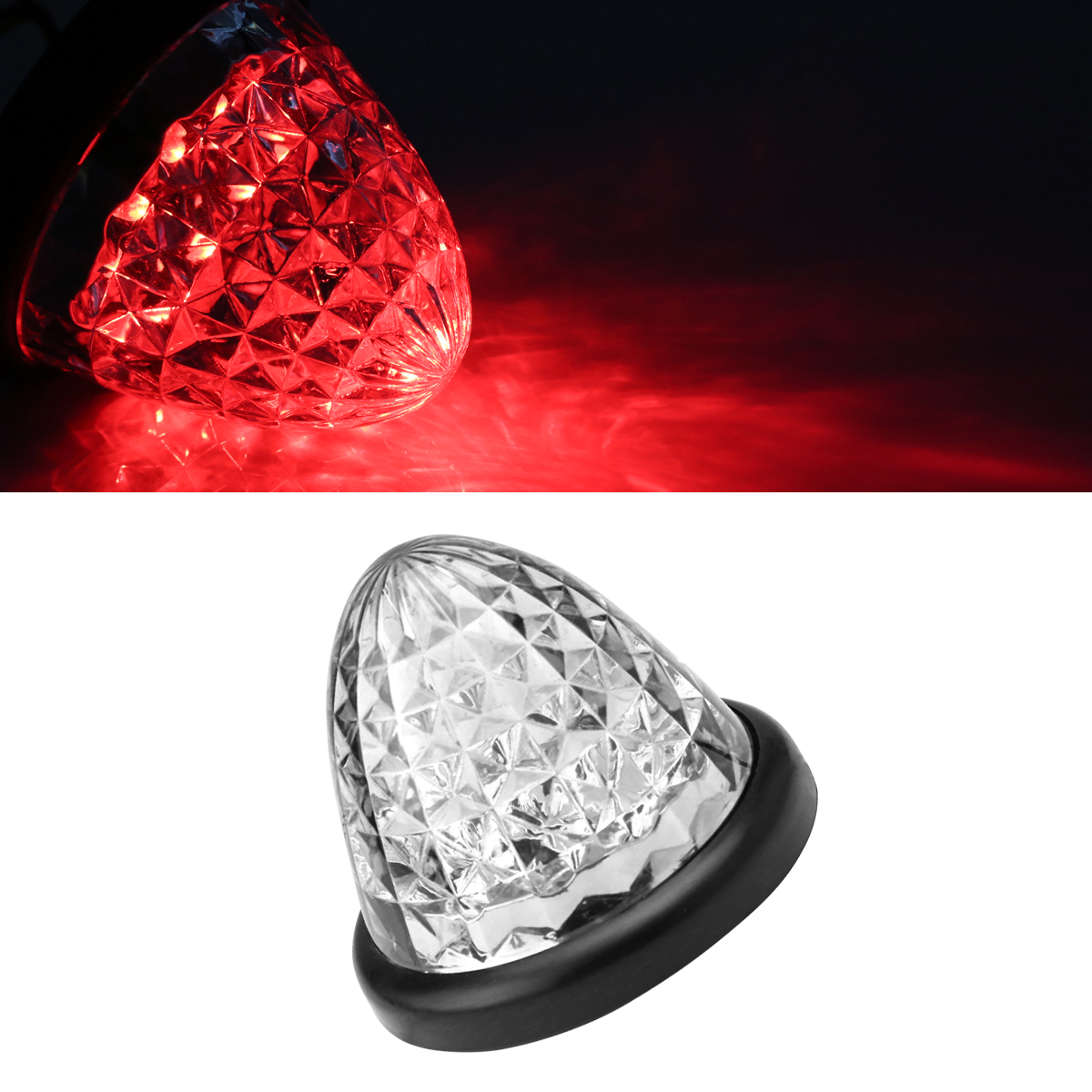 LED行燈24V POLARG LED車高灯3型 アンバー 24V用 コード長さ80mm 2597A 小糸
