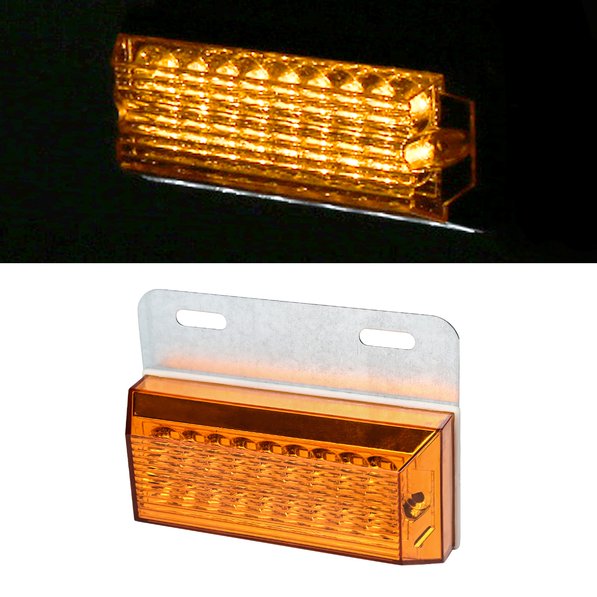 24V用 LEDマーカー ランプ LEDサイドランプ ＋ アンダーランプ 路肩灯付 ホワイト/アンバー/レッド/ブルー/グリーン/レインボー | ブランド登録なし | 02
