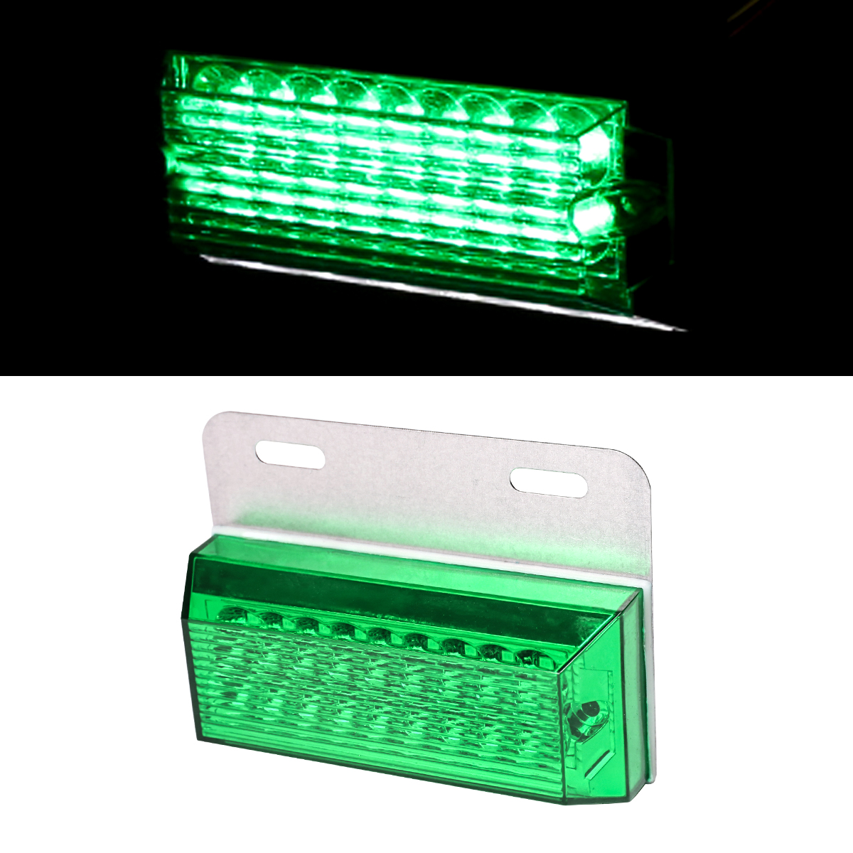 24V用 LEDマーカー ランプ LEDサイドランプ ＋ アンダーランプ 路肩灯付 ホワイト/アンバー/レッド/ブルー/グリーン/レインボー | ブランド登録なし | 05