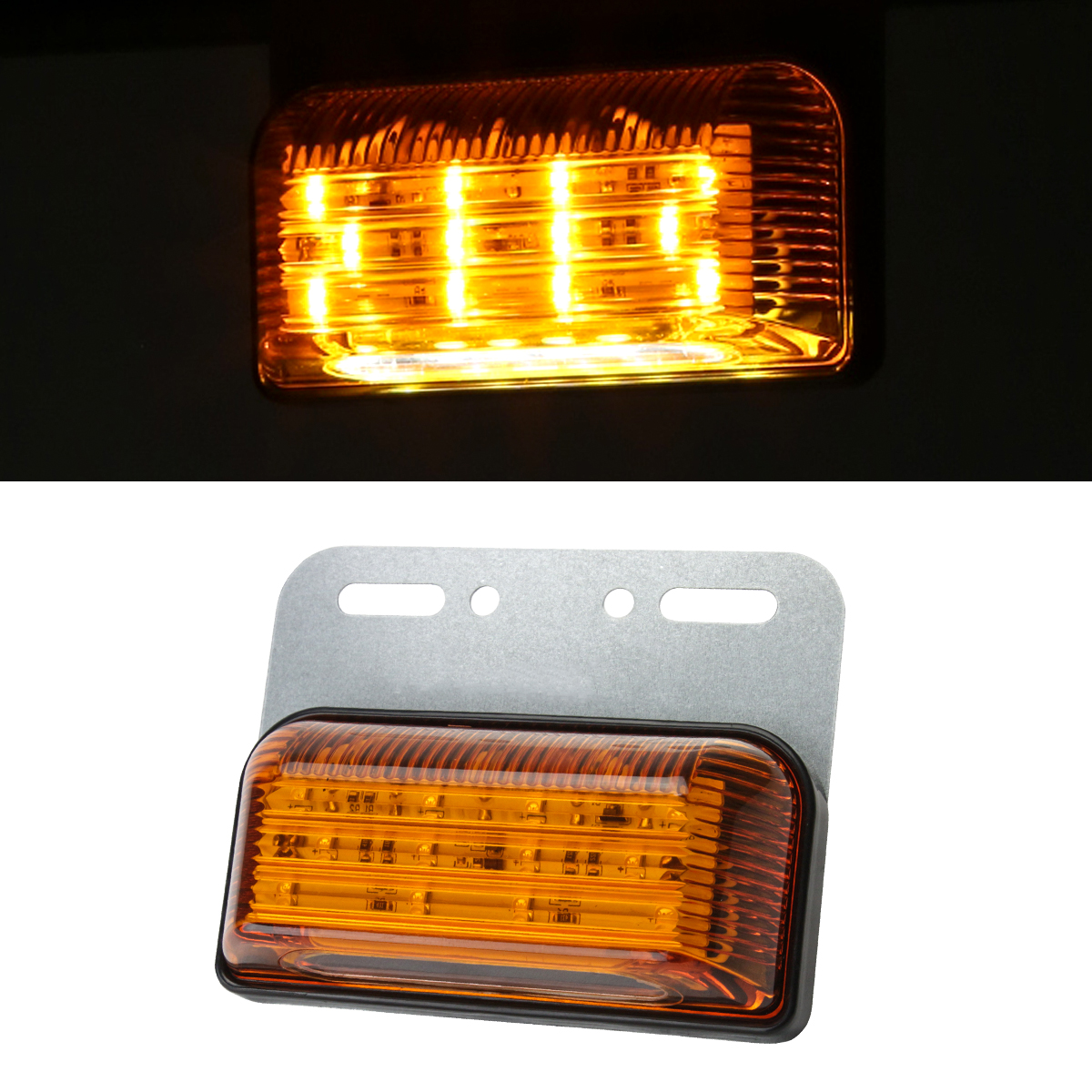 マーカーランプ24v Amazon | サイドマーカー LED 12V-24V トラック用 マーカー