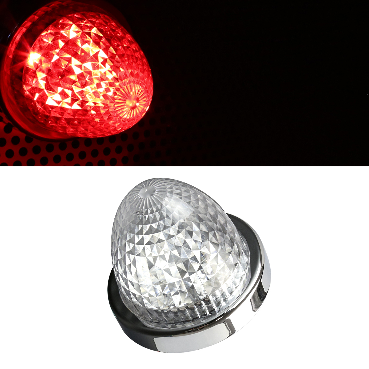 トラック サイドマーカー LED 24V 丸型 マーカーランプ 車幅灯 バス