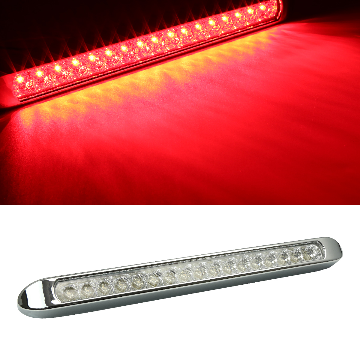 LED マーカーランプ 12V/24V LEDマーカーランプ 幅35cm スーパーワイド 汎用 防水