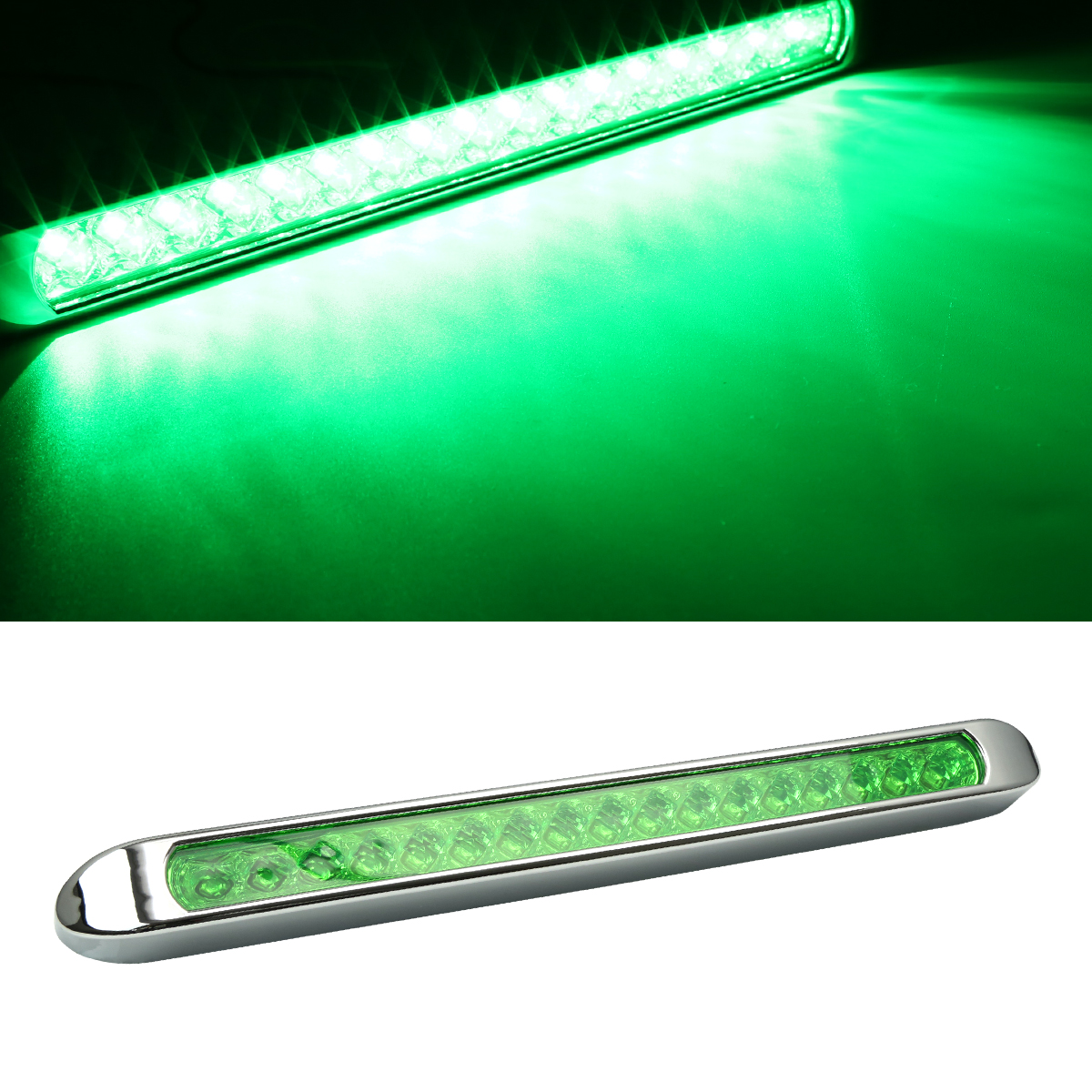 12V/24V LEDマーカーランプ 幅35cm スーパーワイド 汎用 防水