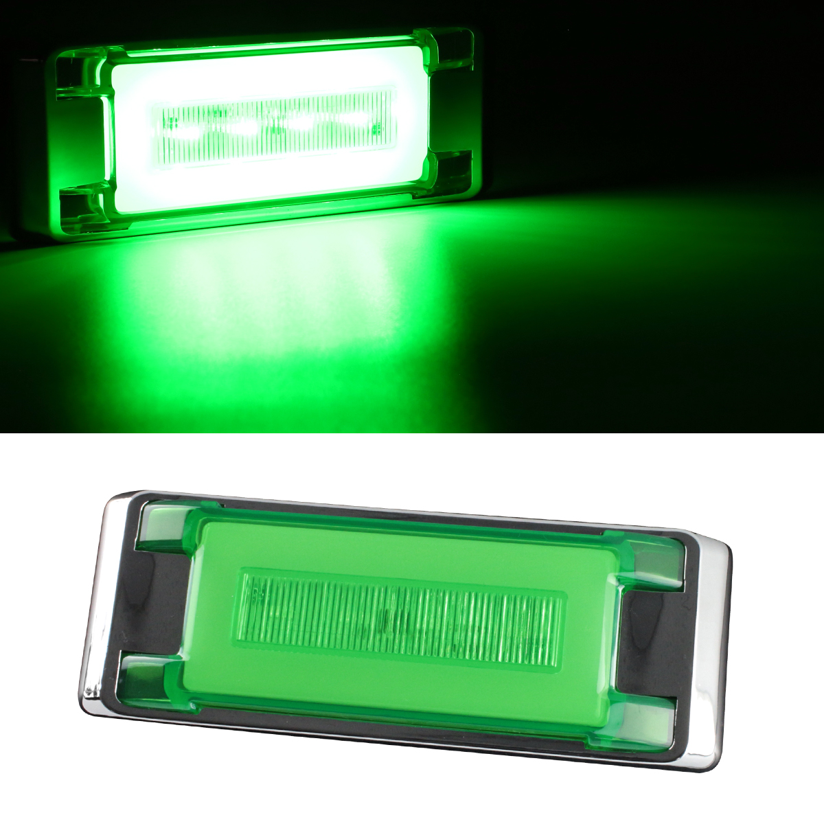 トラック24v LED行灯 LED トラックマーカーランプ フラットタイプ 24V 角型 プレート