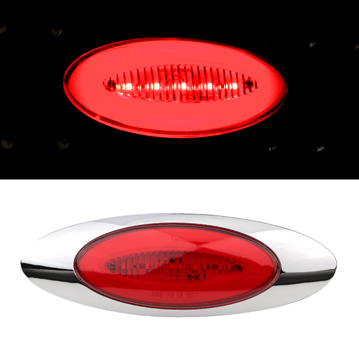 10個セット】トラック用 サイドマーカーランプ LED 24V用 ドアサイド