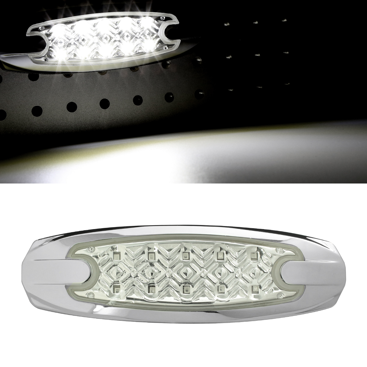 【10個セット】 LED マーカーランプ サイドマーカー 24V用 トラックマーカー 薄型 車高灯 車幅灯 路肩灯 9タイプ FZ376CHOISE | ブランド登録なし | 01