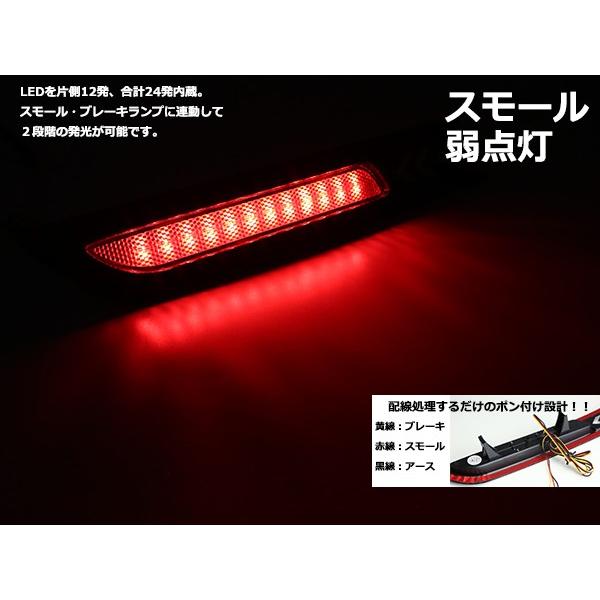 LED リア バンパー リフレクター CR-V RE3 RE4 後期専用 ホンダ FZ025｜tech｜02