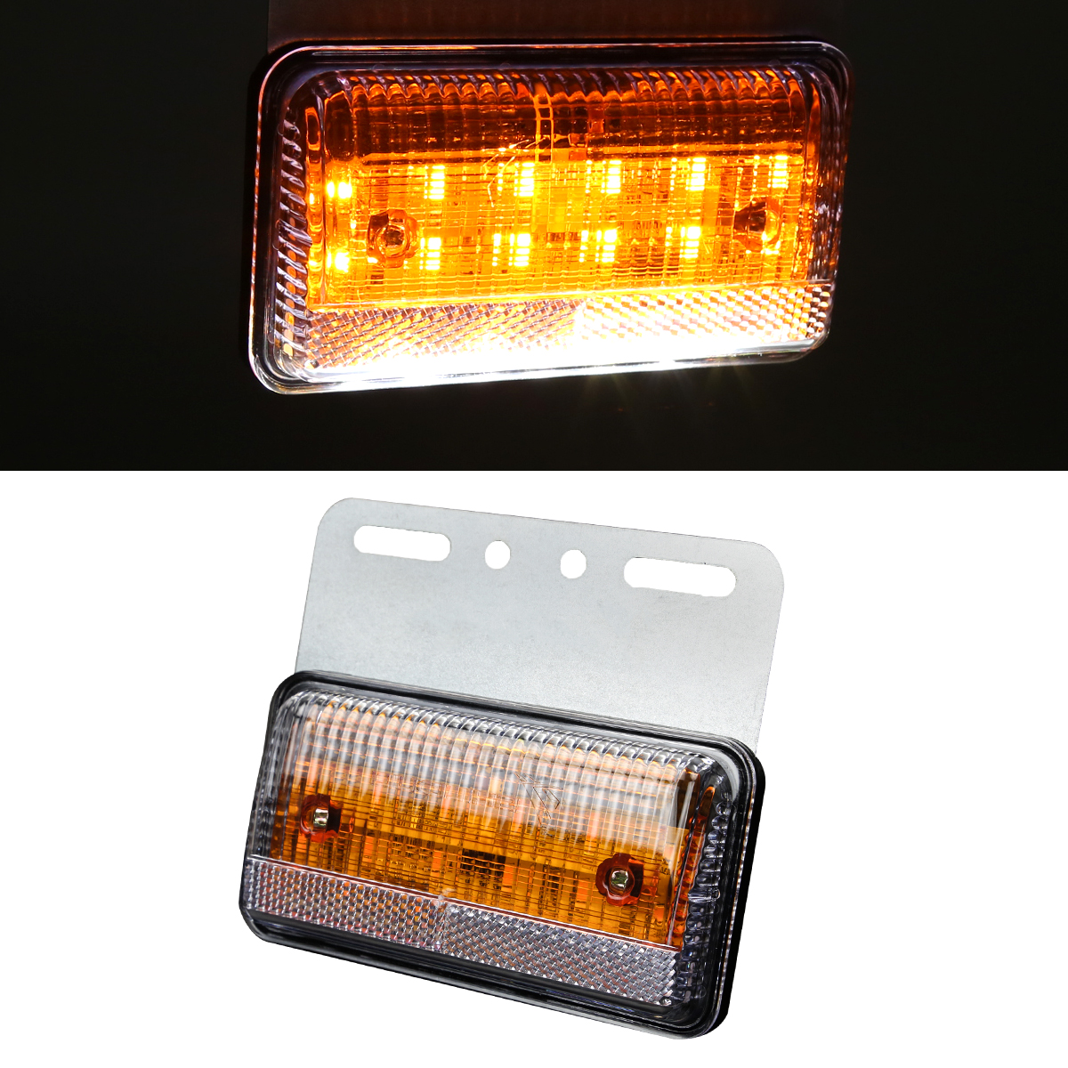 トラック マーカー 路肩灯 薄型 LEDサイドマーカー DC24V