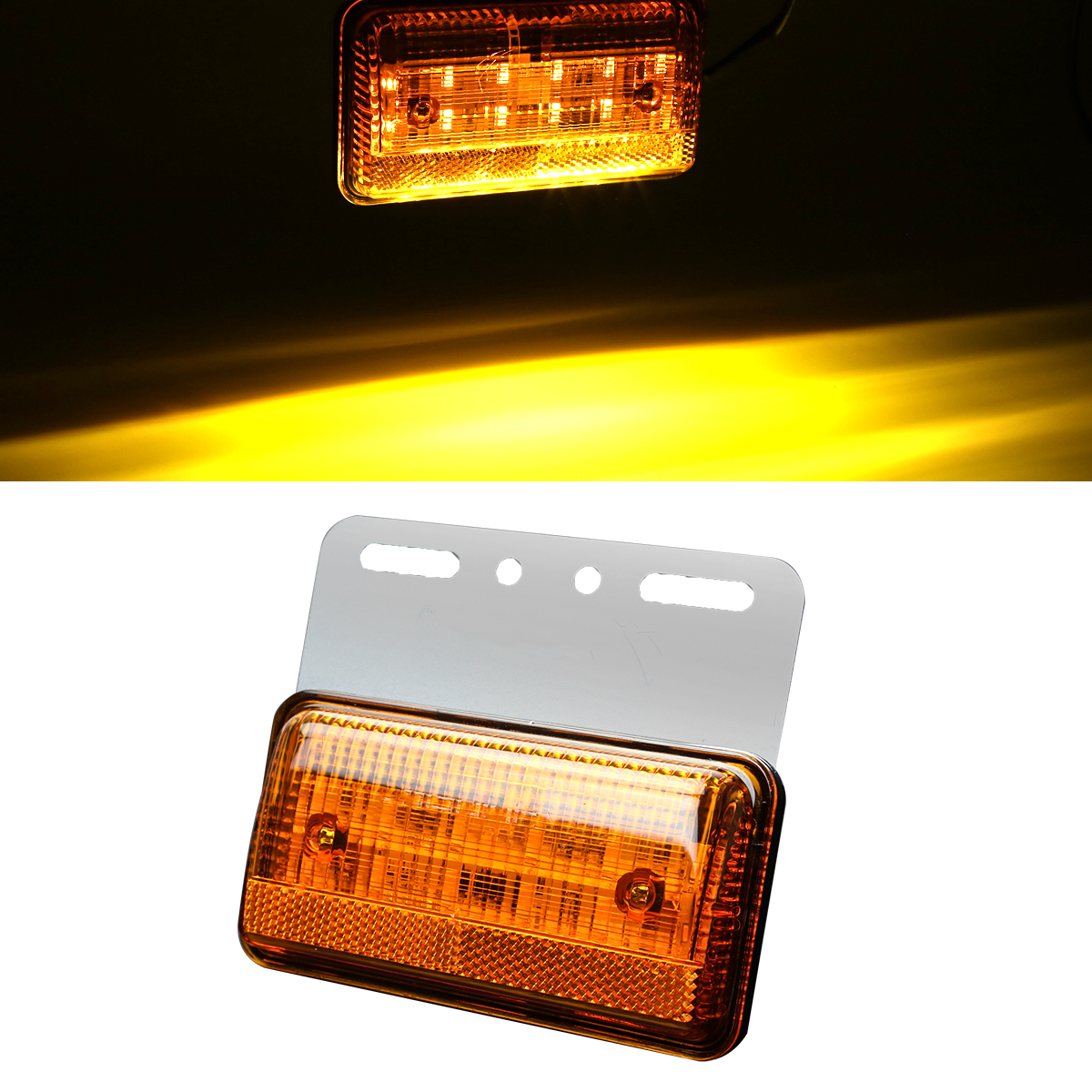 トラック マーカー 路肩灯 薄型 LEDサイドマーカー DC24V 同色