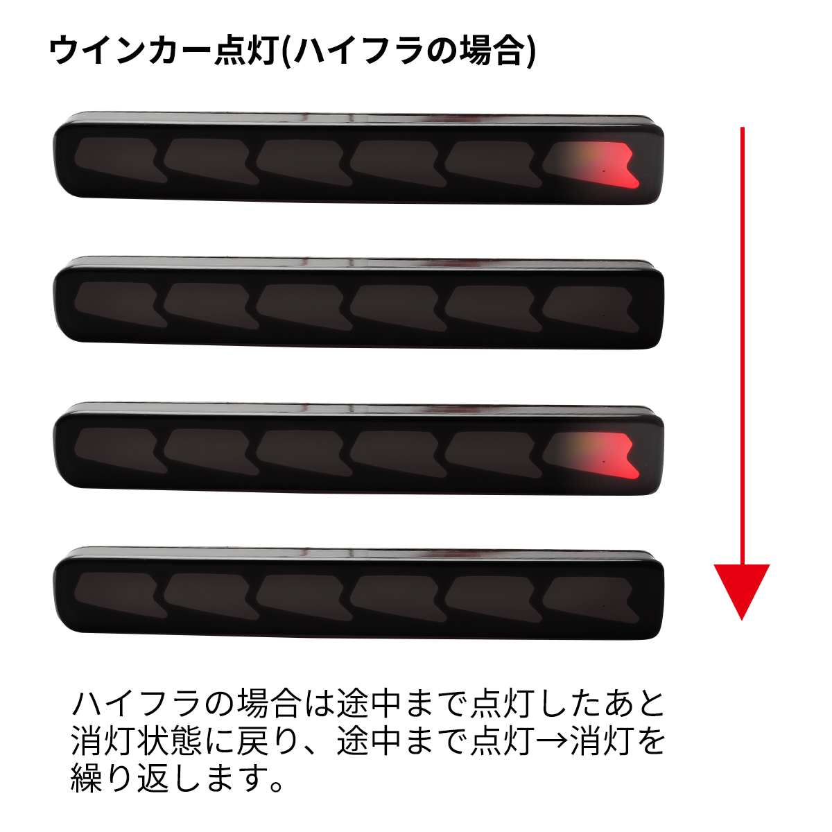 ハスラー MR52S MR92S リフレクターランプ LED ウインカー スズキ スモーク FZ239 | スズキ | 05