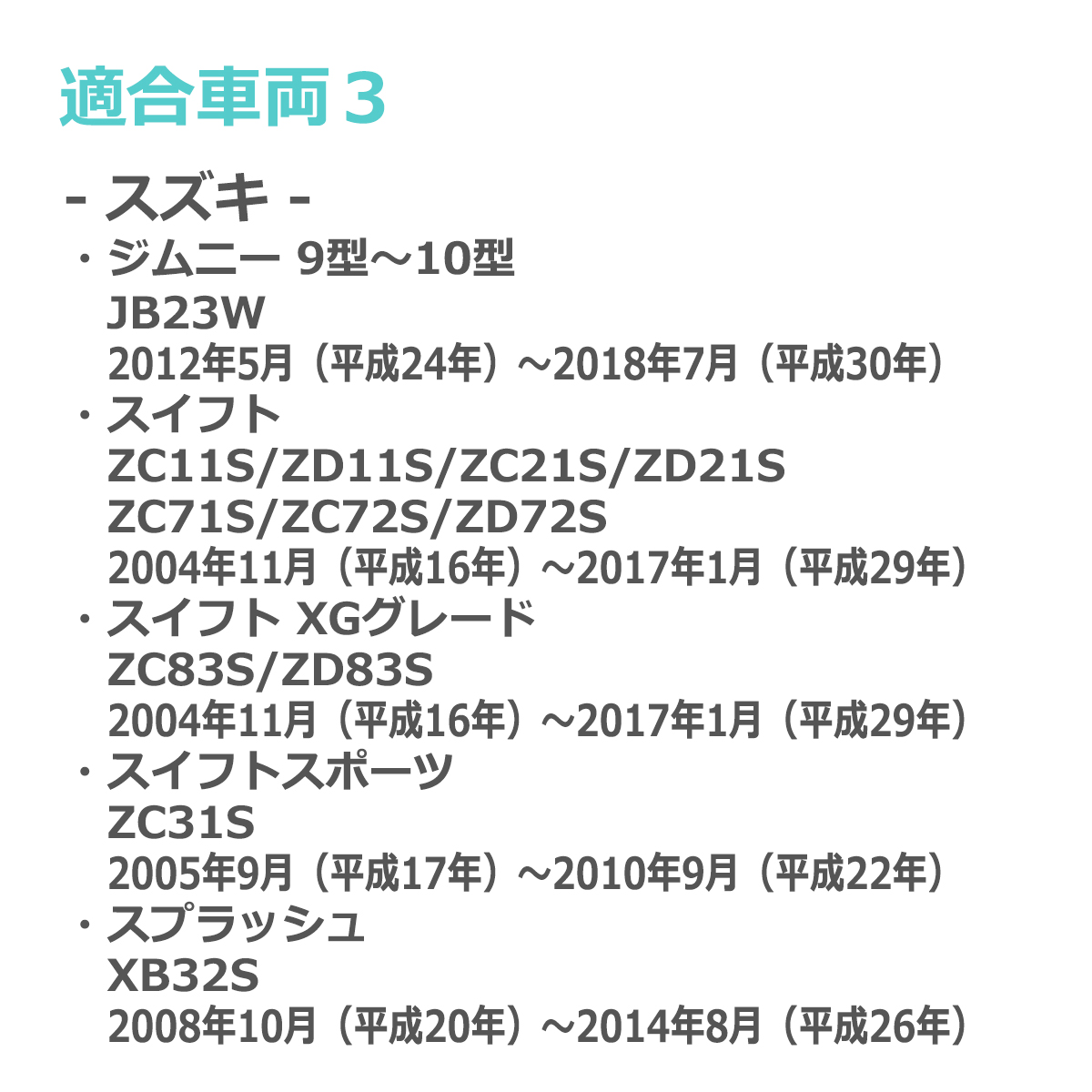 LED サイドマーカー ジムニー JB23W スイフトスポーツ ZC31S ワゴンR スマイル MX81S MX91S アンバー ウインカー スズキ 互換品 36401-63J01 FZ548 | ジムニー | 04