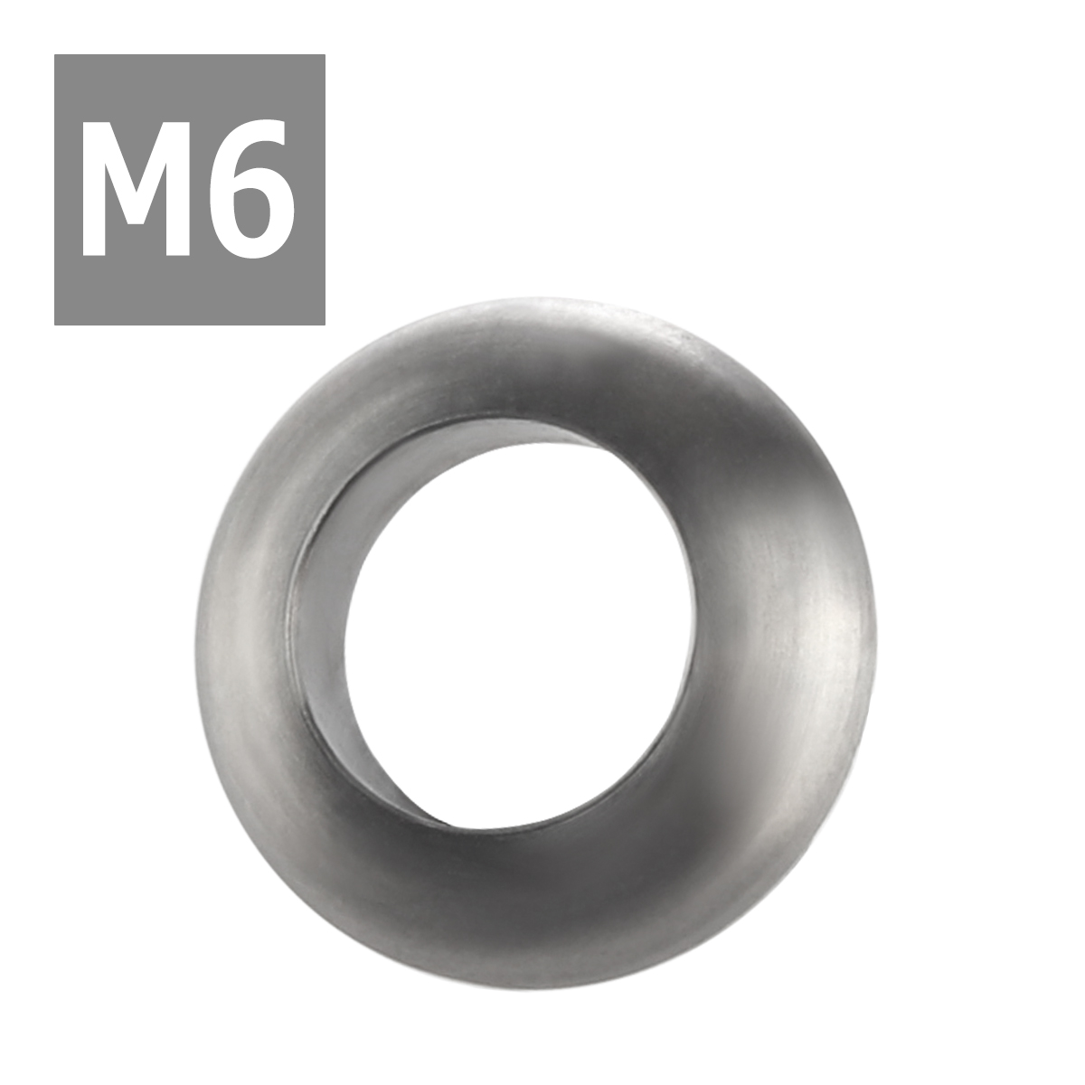 64チタンワッシャー ブレーキキャリパー 凸スペーサー 外径12mm 内径7mm ジョイントワッシャー シルバーカラー 1個 JA282 | ブランド登録なし | 03