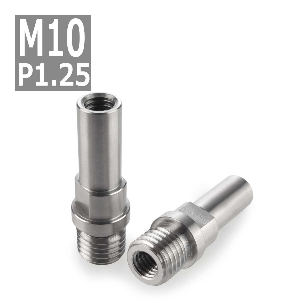 64チタンボルト M10 P1.25 Vブレーキ マウント ボルト カンチブレーキ ピボットボルト シルバーカラー 素地 2個セット JA488 | ブランド登録なし | 03