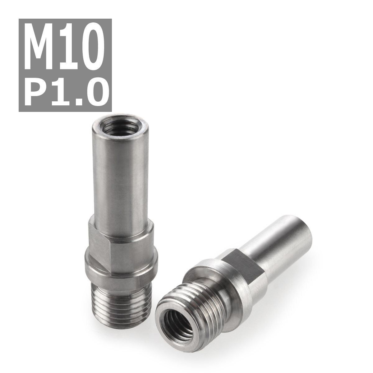 64チタンボルト M10 P1.0 Vブレーキ マウント ボルト カンチブレーキ ピボットボルト シルバーカラー 素地 2個セット JA491 | ブランド登録なし | 03