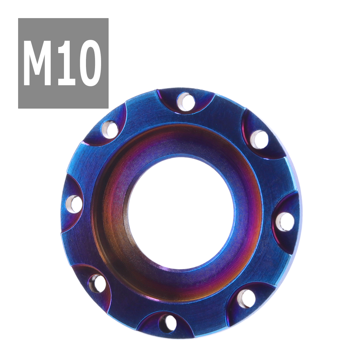 64チタンワッシャー M10 外径23mm 内径10mm デザインワッシャー ボルト座面枠付き 焼きチタンカラー ドレスアップ 1個 JA513 | ブランド登録なし | 03