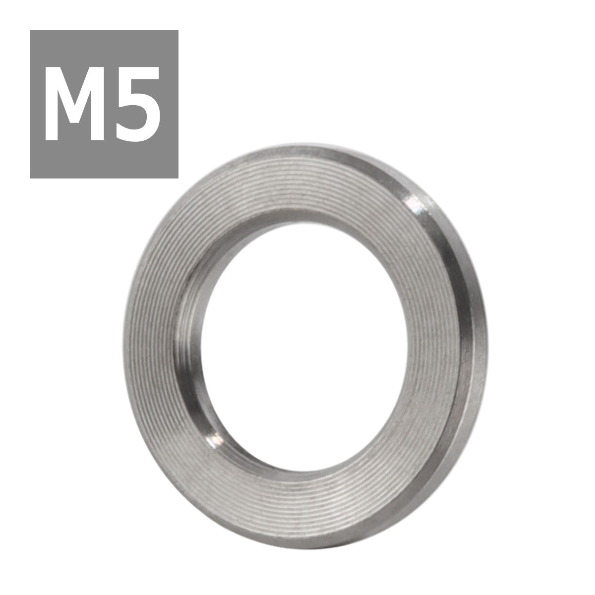 64チタンワッシャー M5 外径8.5mm 内径5.2mm 平ワッシャー フラットワッシャー シルバーカラー 素地 ドレスアップ 1個 JA518 | ブランド登録なし | 03
