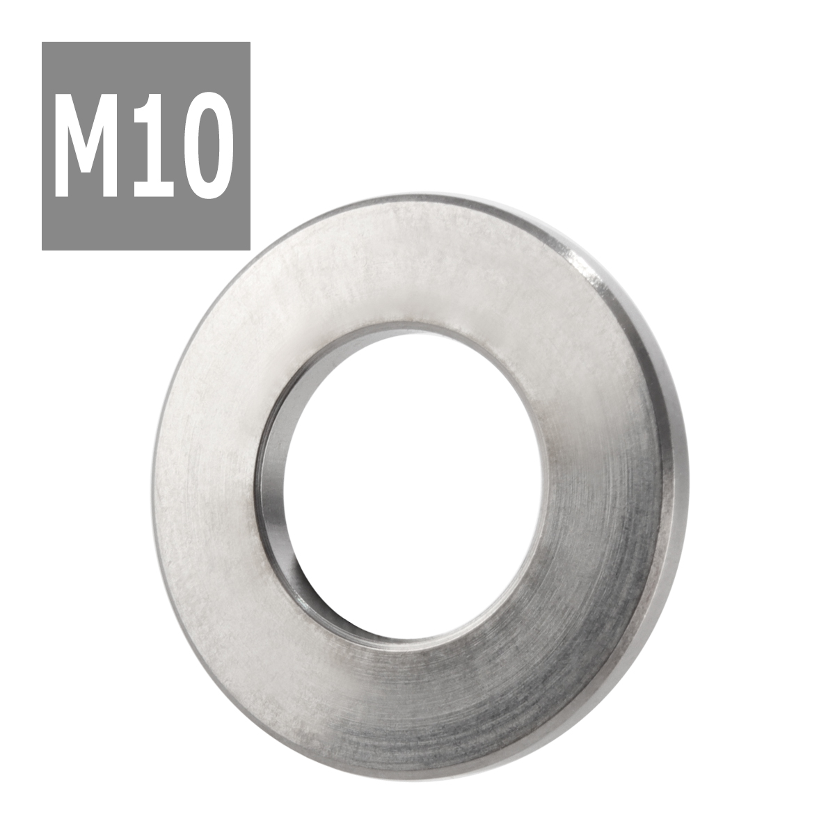64チタンワッシャー M10 外径20mm 内径10.6mm 平ワッシャー フラットワッシャー シルバーカラー 素地 ドレスアップ 1個 JA521 | ブランド登録なし | 03