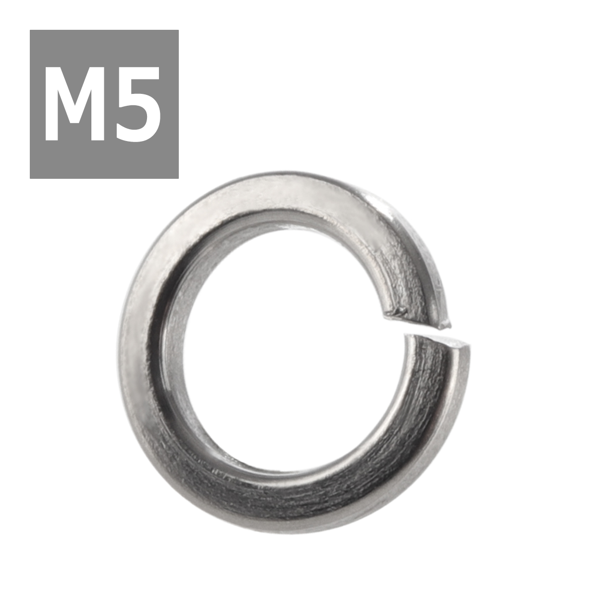 64チタンワッシャー M5 外径7.8mm 内径5.2mm スプリングワッシャー バネワッシャー シルバーカラー 素地 ドレスアップ 1個 JA524 | ブランド登録なし | 03