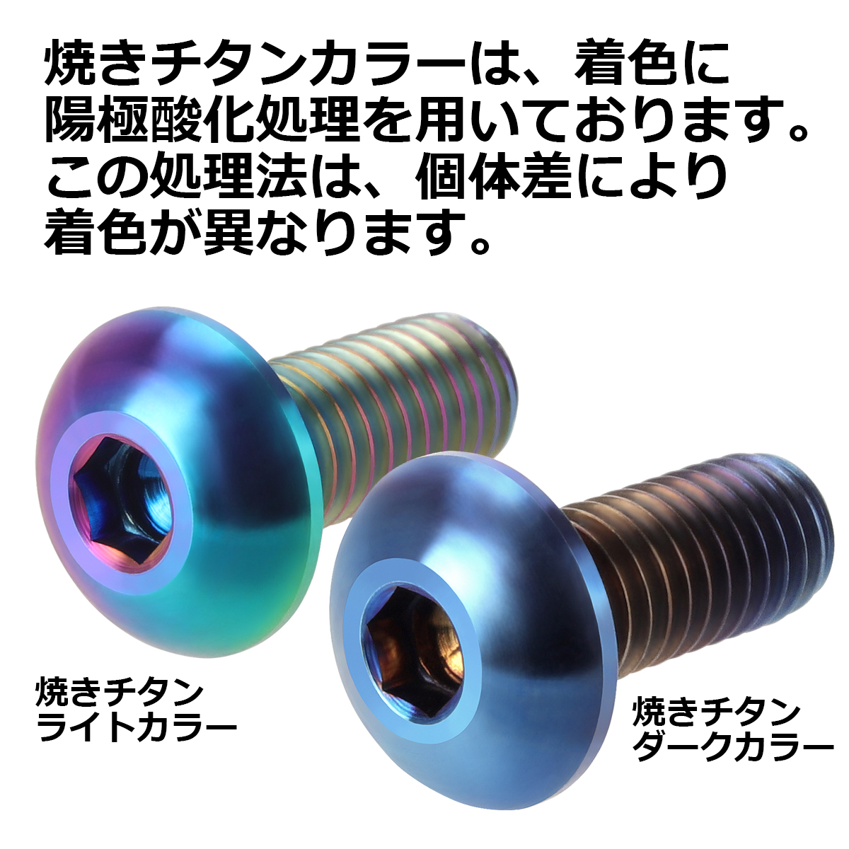 ボトルケージボルト 64チタンボルト M5×12mm P0.8 クロスバイク ロードバイク 1本 関連画像2