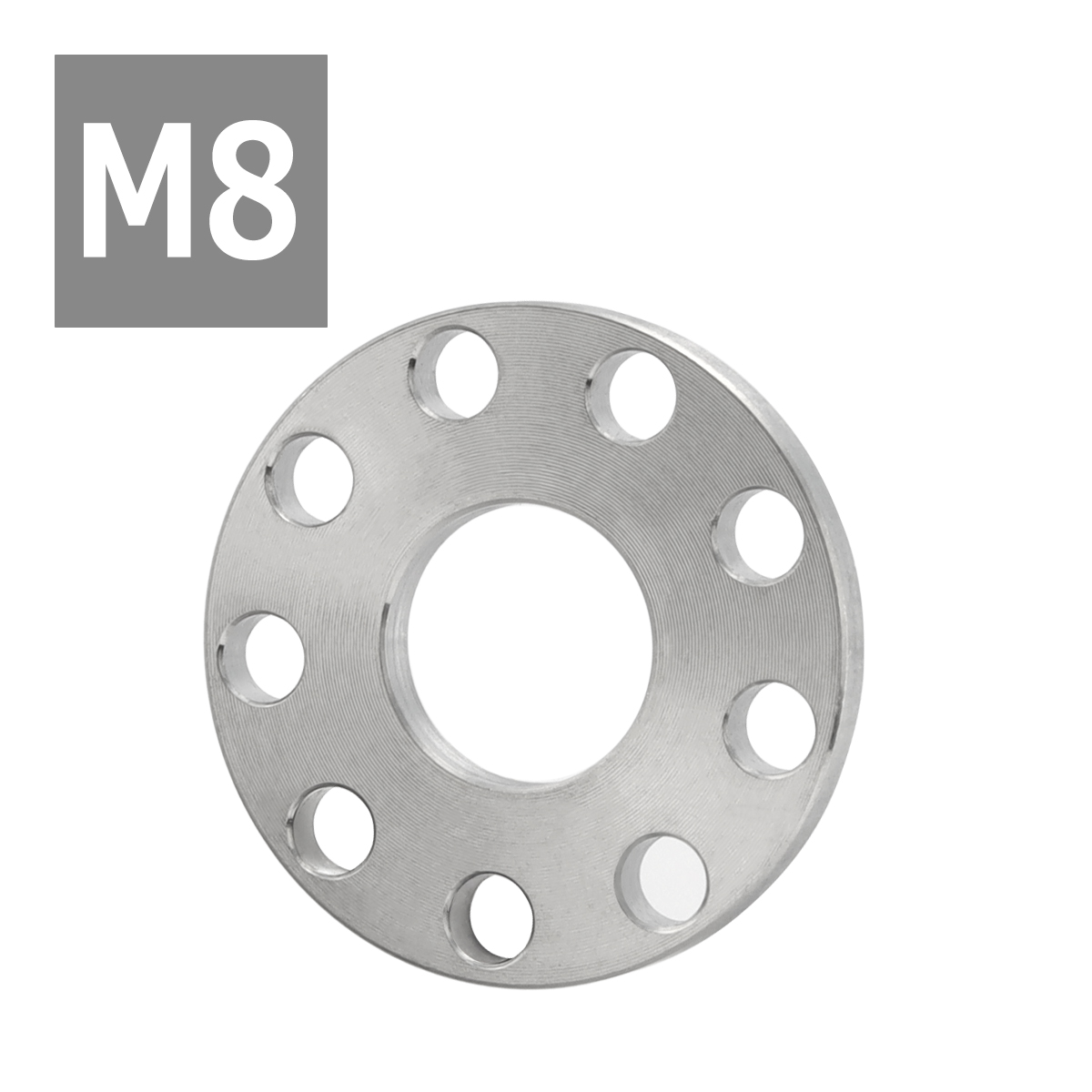 64チタンワッシャー M8 外径20mm 内径8.2mm ホール加工 平ワッシャー 焼きチタンカラー シルバーカラー 1個 JA889 | ブランド登録なし | 03