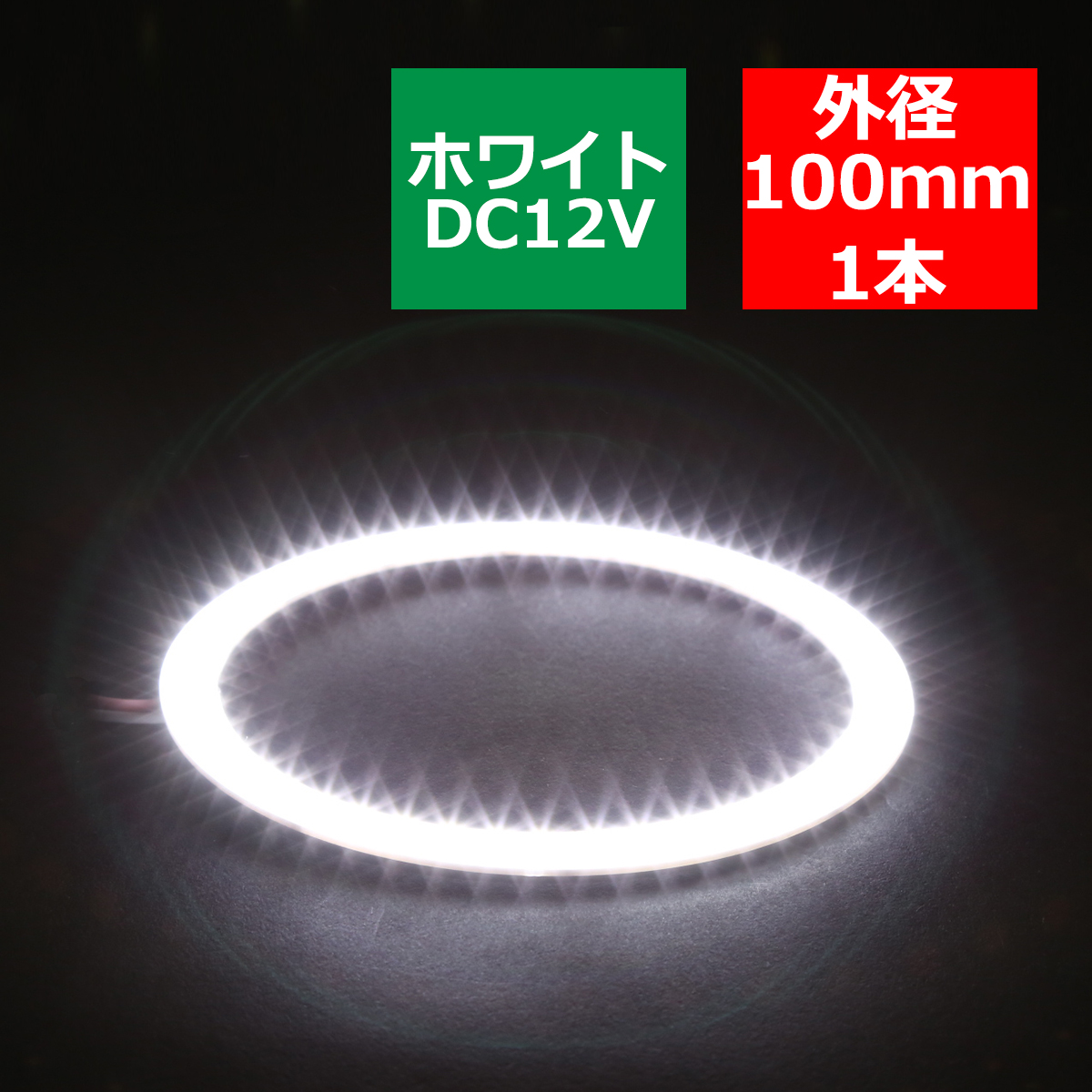 防水 LED イカリング ホワイト 外径100mm SMD LED OZ306