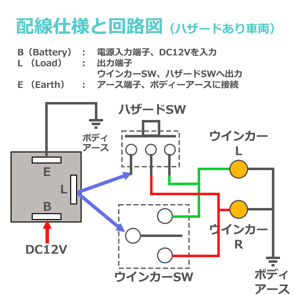 ICウインカーリレー LED対応 CF14 点滅速度調整可能 ハイフラ防止 3ピン汎用 PZ065 | ブランド登録なし | 05