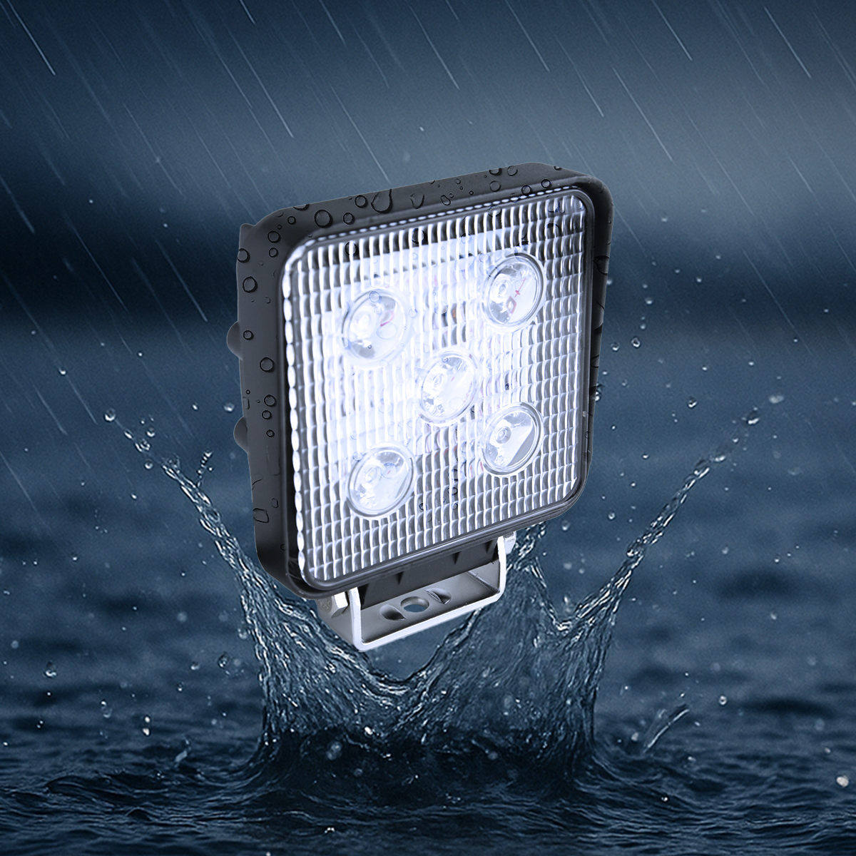 【2個セット】 LED ワークライト 照射60度 作業灯 ライト 15W 12V 24V 兼用 防水 バイク 車 トラック フォグランプ バックランプ 補助灯 PZ327-2SET | ブランド登録なし | 08