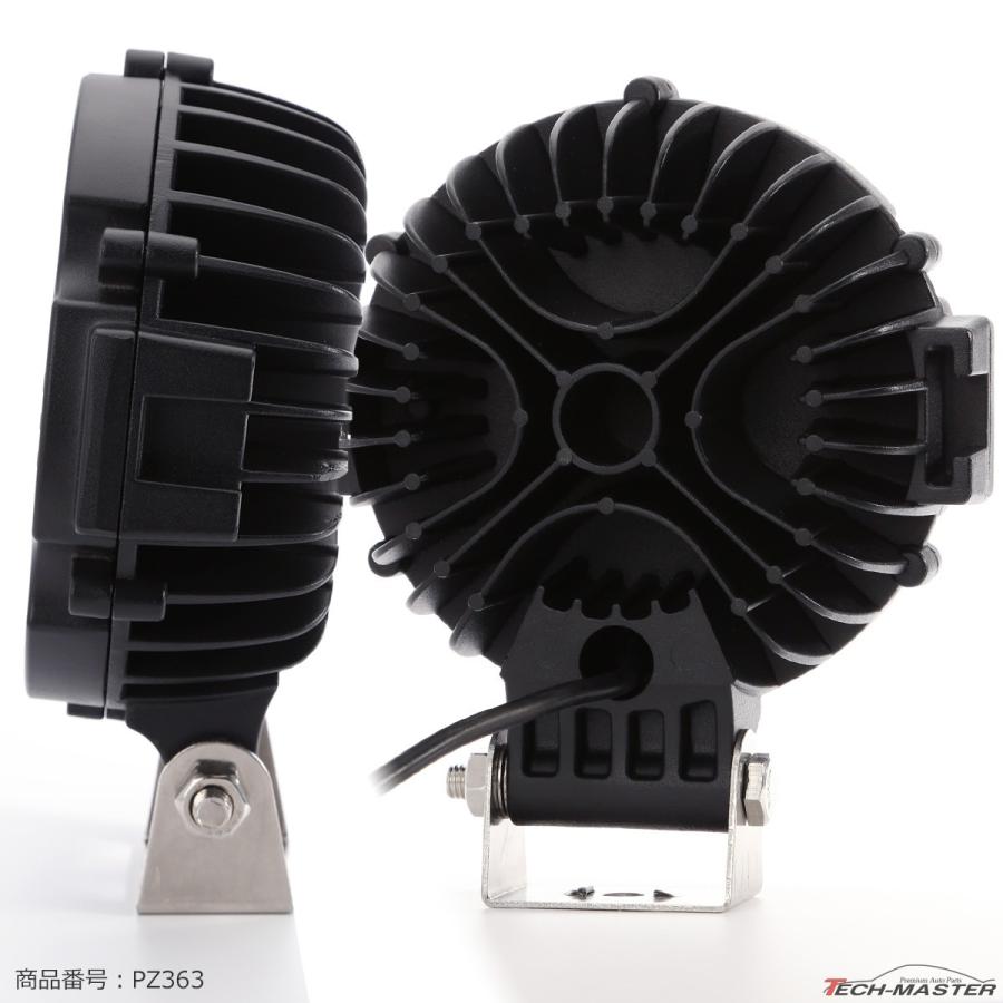 63W LED作業灯 DC12V/24V ワークライト 照射60度 防水 フォグランプ PZ363 | ブランド登録なし | 08
