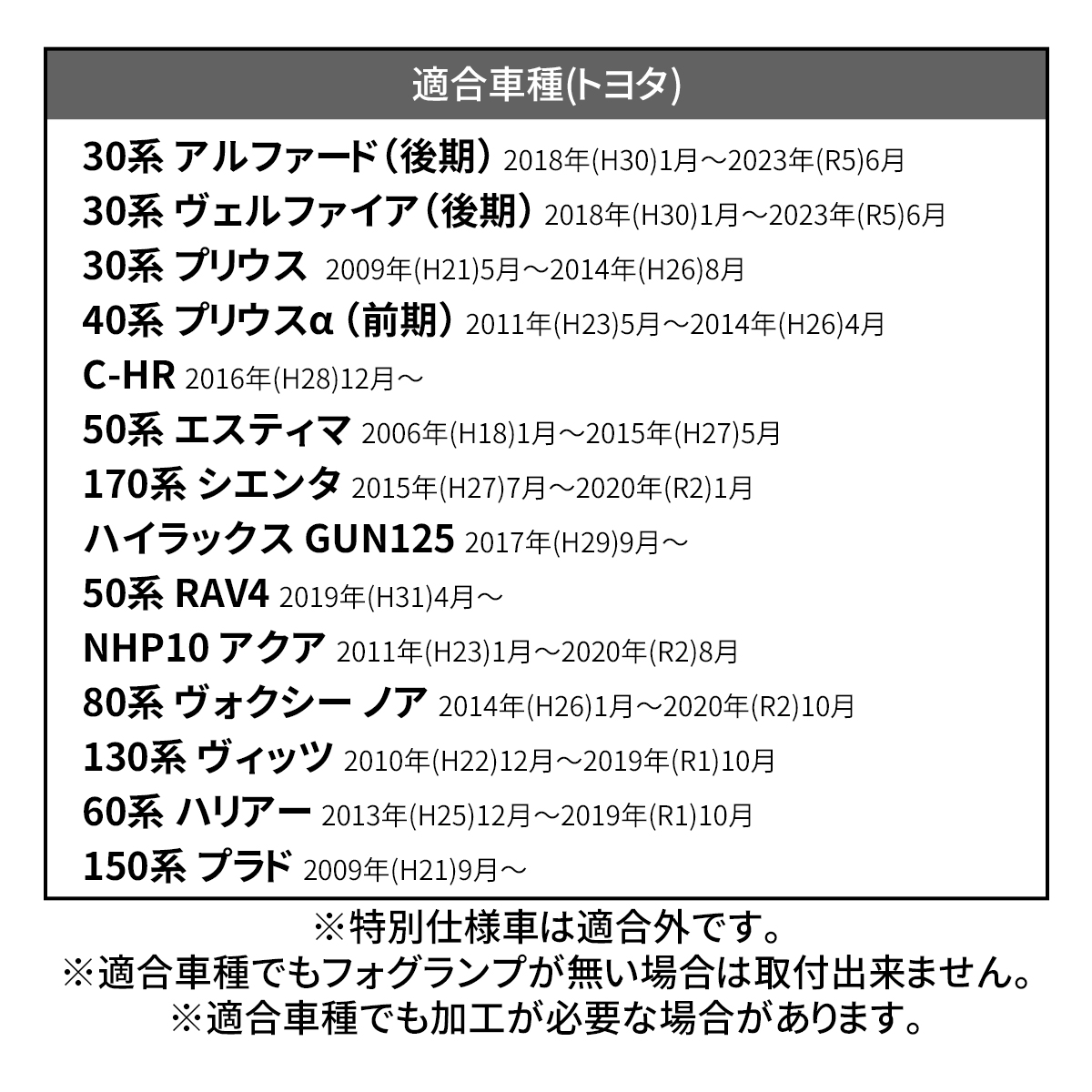 トヨタ LED フォグランプ 純正互換 ホワイト イエロー 3色切替 レクサス 汎用 PZ372 | トヨタ | 08