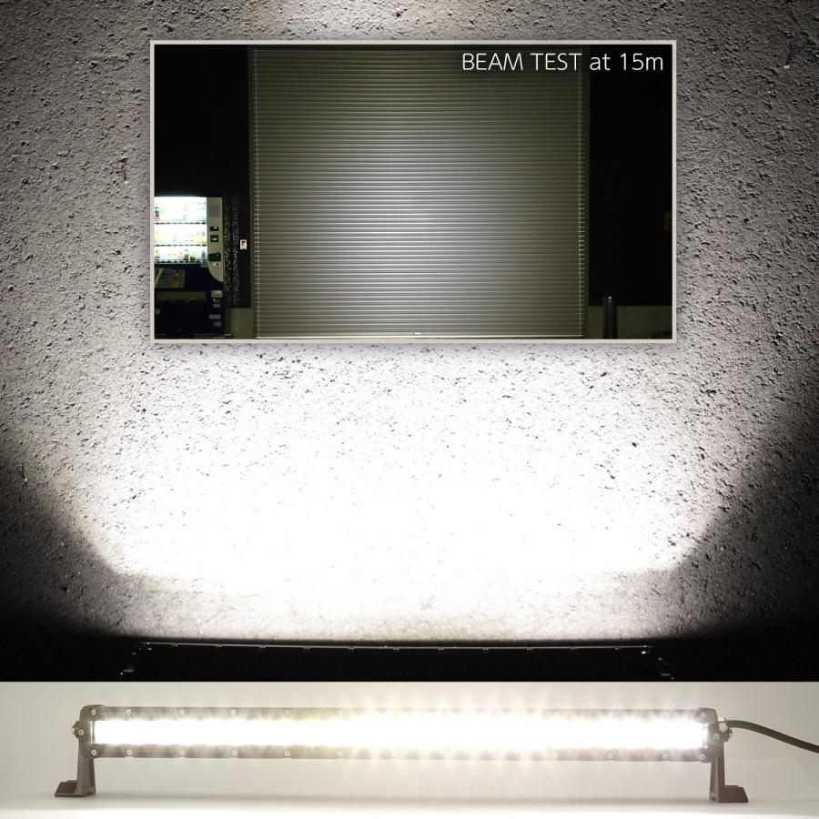 LED ライトバー 作業灯 ワークライト 120W 12/24V スポットライト ワイド コンボ フォグランプ 防水 IP67 投光器 車 フォークリフト トラック PZ452 | ブランド登録なし | 02