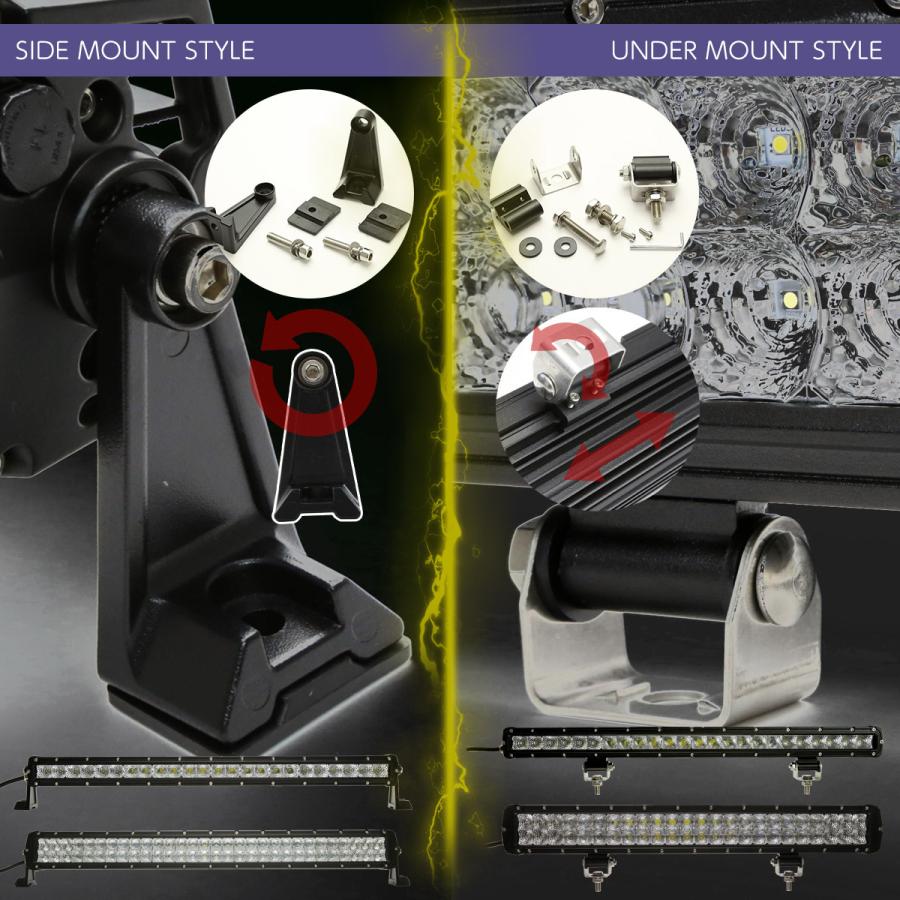 LED ライトバー 作業灯 ワークライト 120W 12/24V スポットライト ワイド コンボ フォグランプ 防水 IP67 投光器 車 フォークリフト トラック PZ456 | ブランド登録なし | 03