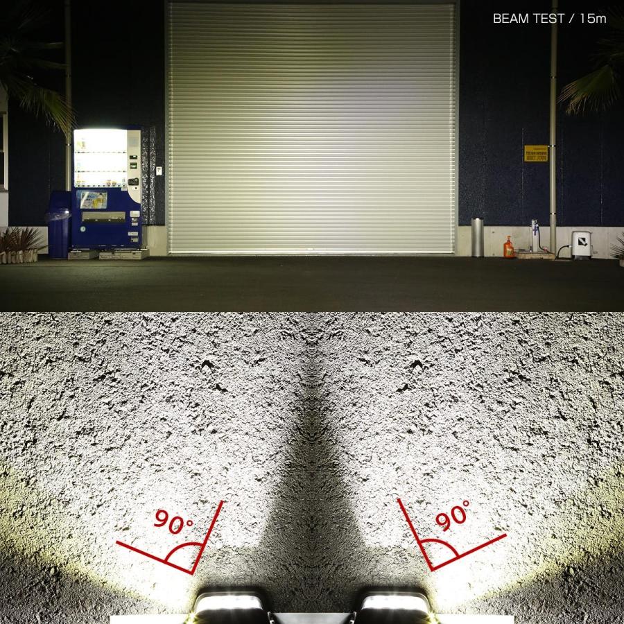LED ドライビングランプ 27W LED作業灯 左右非対称2個セット DC12V/24V フォグランプ バックランプ PZ500 | ブランド登録なし | 03