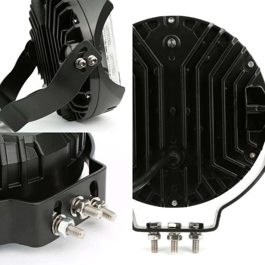 60W LED ドライビング ランプ コンボ DRL付 オフロード 4WD フォグランプ 12V 24V 対応 ワークライト 作業灯 PZ512 | ブランド登録なし | 03