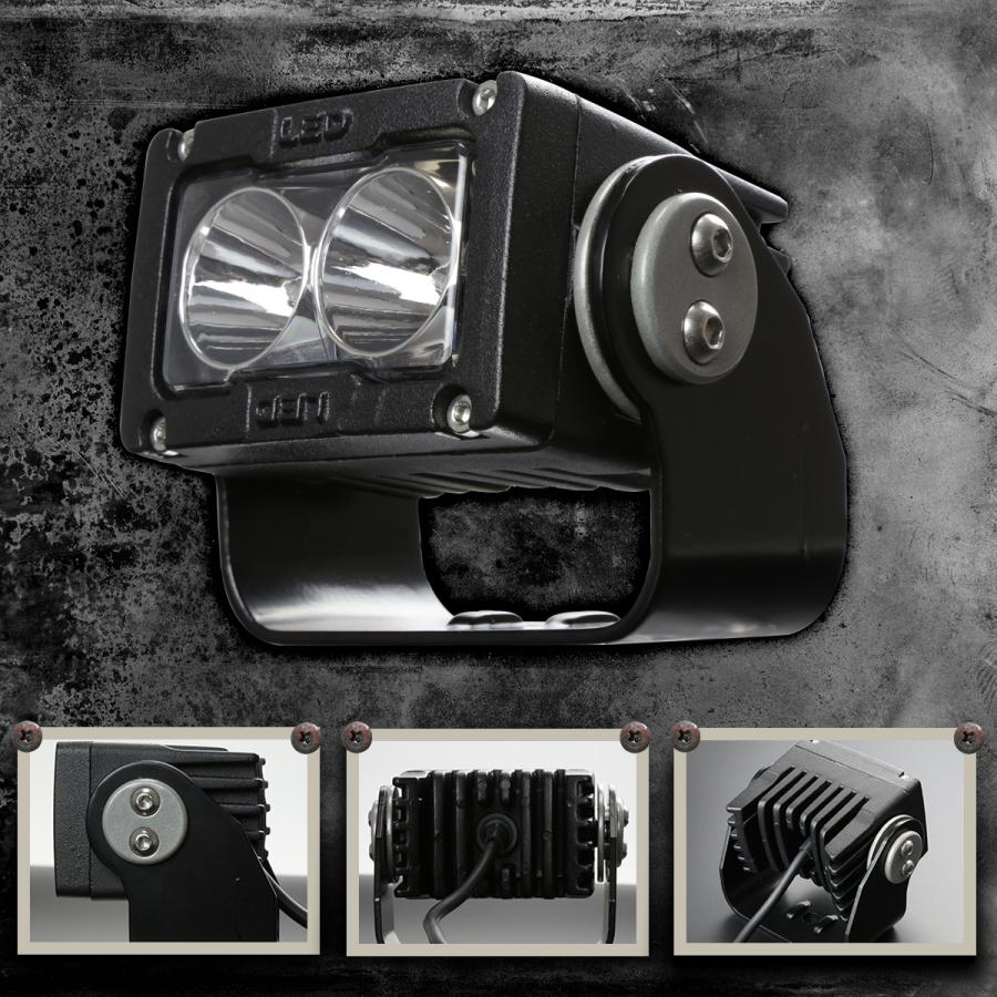 ワークライト 20W LED ライトポッド スポット アルミダイキャスト 1600ルーメン 防水IP67 12V 24V 作業灯 PZ528 | ブランド登録なし | 01