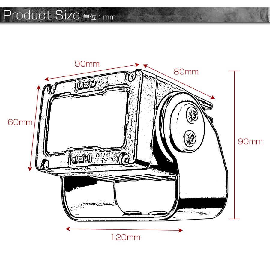 ワークライト 20W LED ライトポッド スポット アルミダイキャスト 1600ルーメン 防水IP67 12V 24V 作業灯 PZ528 | ブランド登録なし | 04