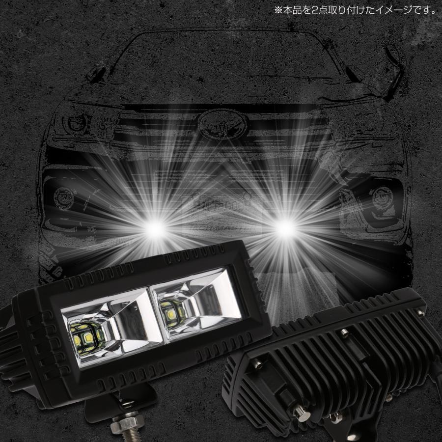 LED ドライビングライト 40W 小型 軽量 広角 フォグランプ バックランプ 防水IP67 12V 24V 作業灯 PZ535 | ブランド登録なし | 01