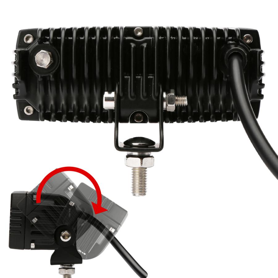 LED ドライビングライト 40W 小型 軽量 広角 フォグランプ バックランプ 防水IP67 12V 24V 作業灯 PZ535 | ブランド登録なし | 02