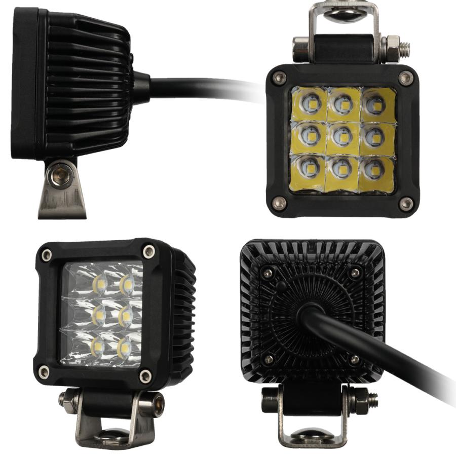LED 27W ワークライト スモール ライトポッド 小型 軽量 防水 IP67 12V 24V 作業灯 バックランプやフォグランプなど PZ537 | ブランド登録なし | 04