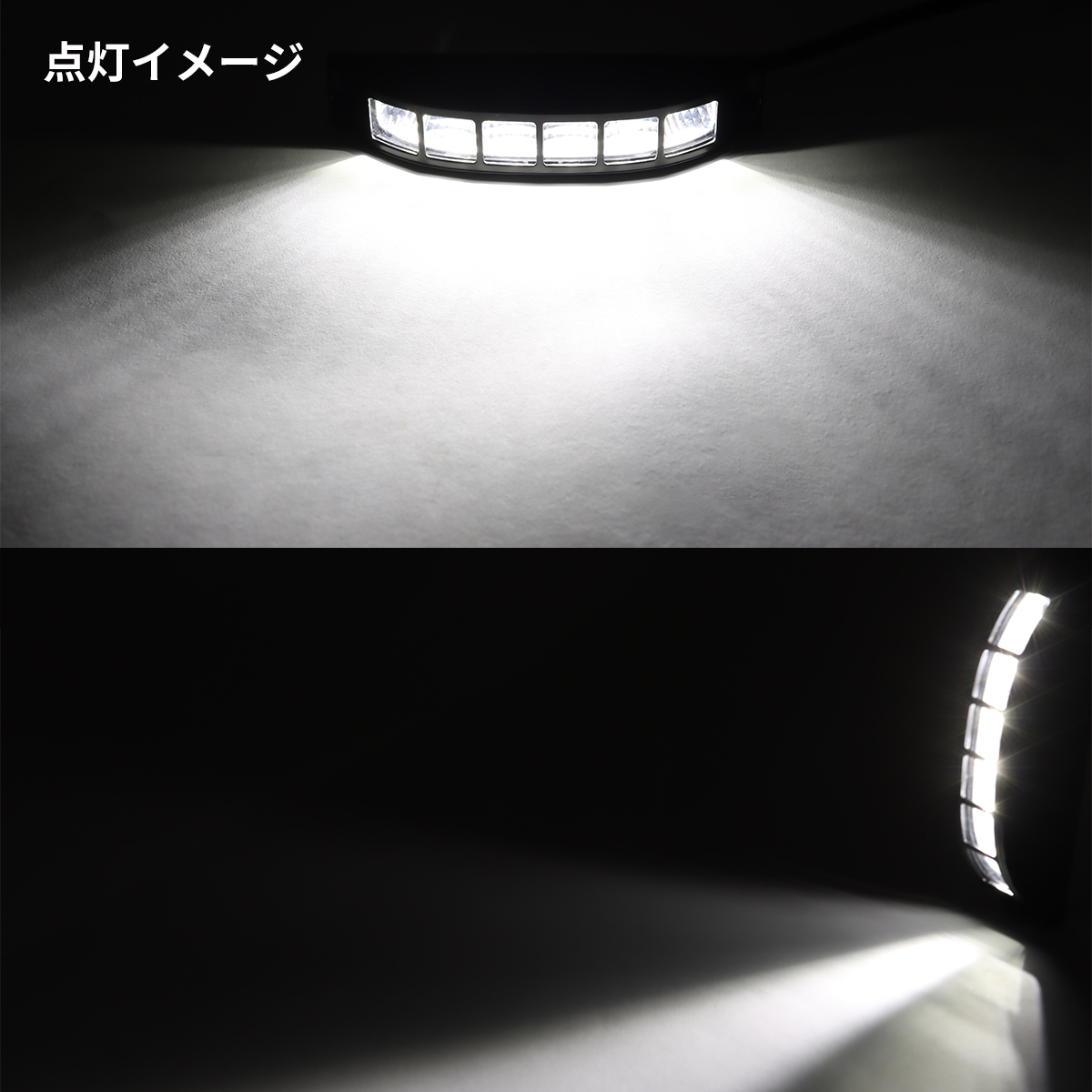 LED 作業灯 ワークライト DC12V DC24V 兼用 汎用 12W 防水 防塵 ホワイト PZ561 関連画像2