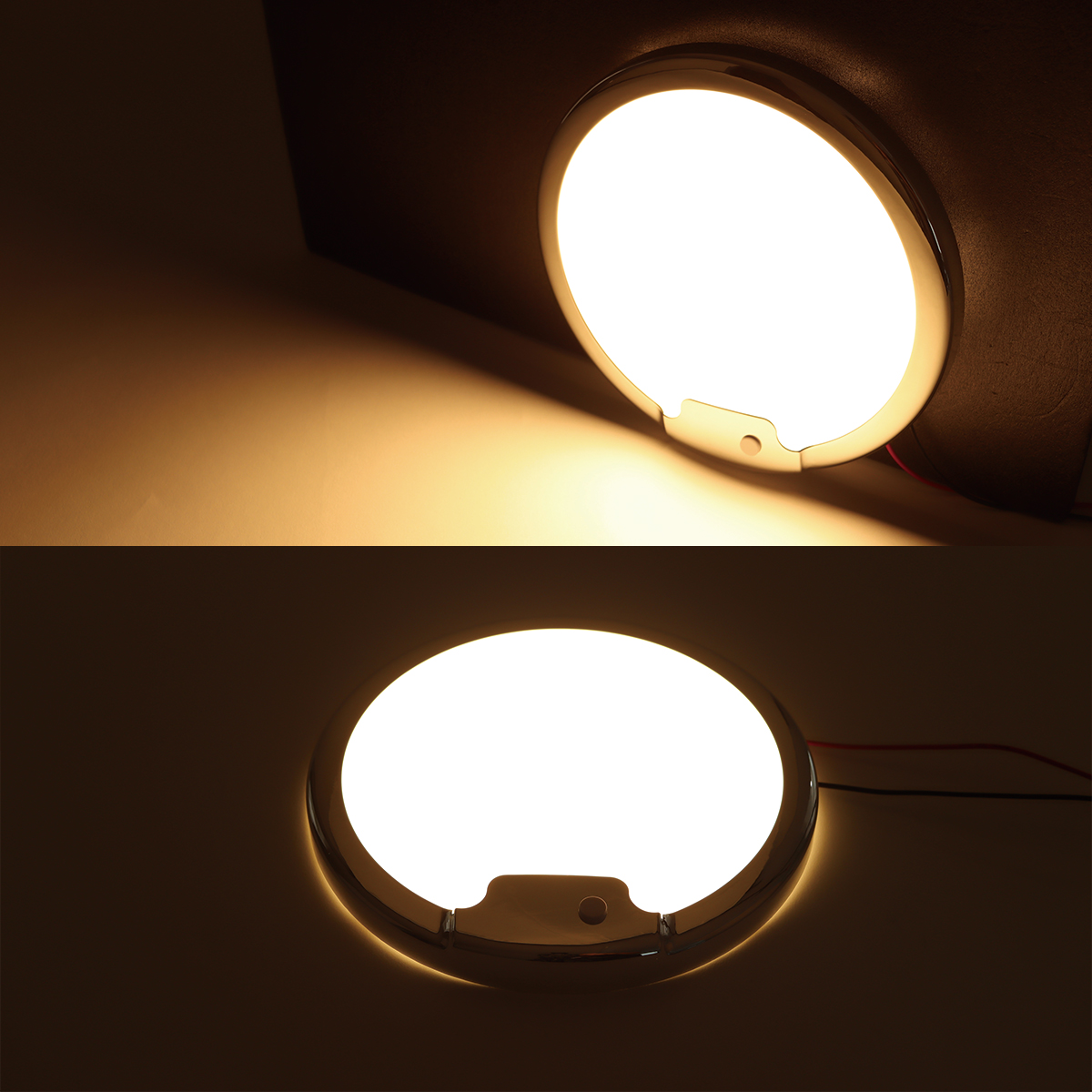 LED ルームランプ 室内灯 車中泊 キャンピングカー ダウンライト DC12V DC24V 汎用 ウォームホワイト PZ630 | ブランド登録なし | 03