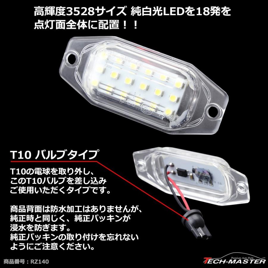 LED ライセンスランプ 15系 FJクルーザー 100系 ランクル 90系 120系 ランクル プラド ナンバー灯 互換品番 81271-24010 RZ140 | ランドクルーザー | 06