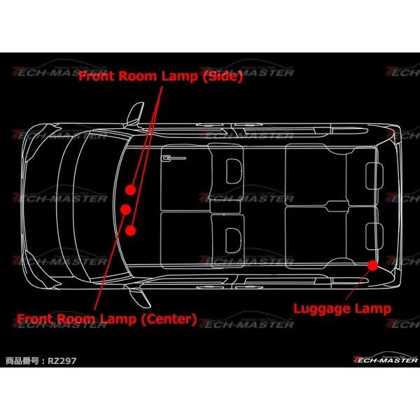 LED ルームランプ タント タントカスタム LA600S LA610S 爆光 ホワイト RZ297 | タント | 04