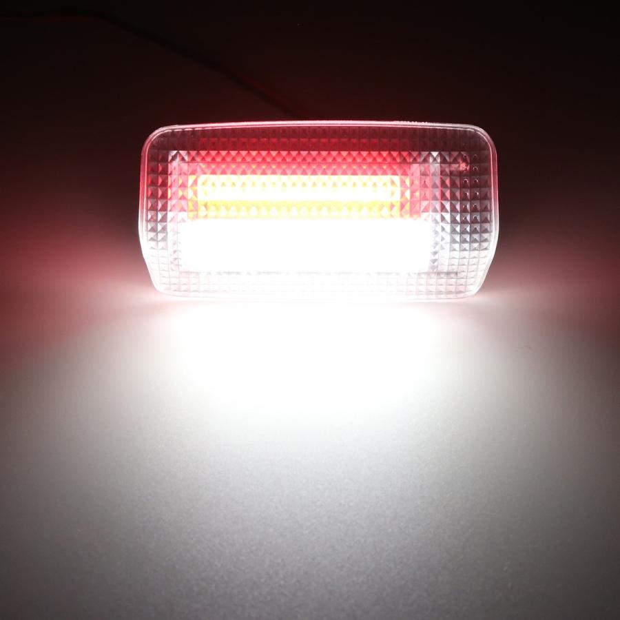 LED カーテシランプ トヨタ レクサス 汎用 赤点滅 ホワイト/レッド 2色発光 81230-48020 81230-30200 互換品 RZ454 | トヨタ | 02
