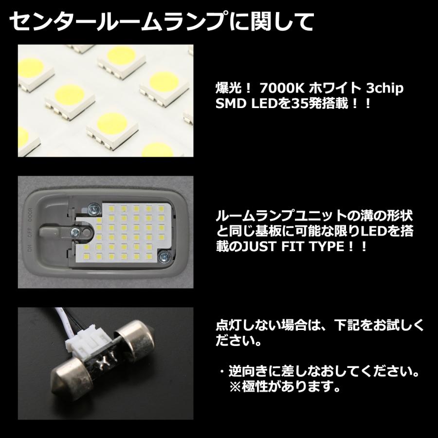 爆光 ムーヴ キャンバス LEDルームランプ LA800S/LA810S ホワイト 車種専用設計 ダイハツ ムーブ RZ505 | ムーヴ | 03