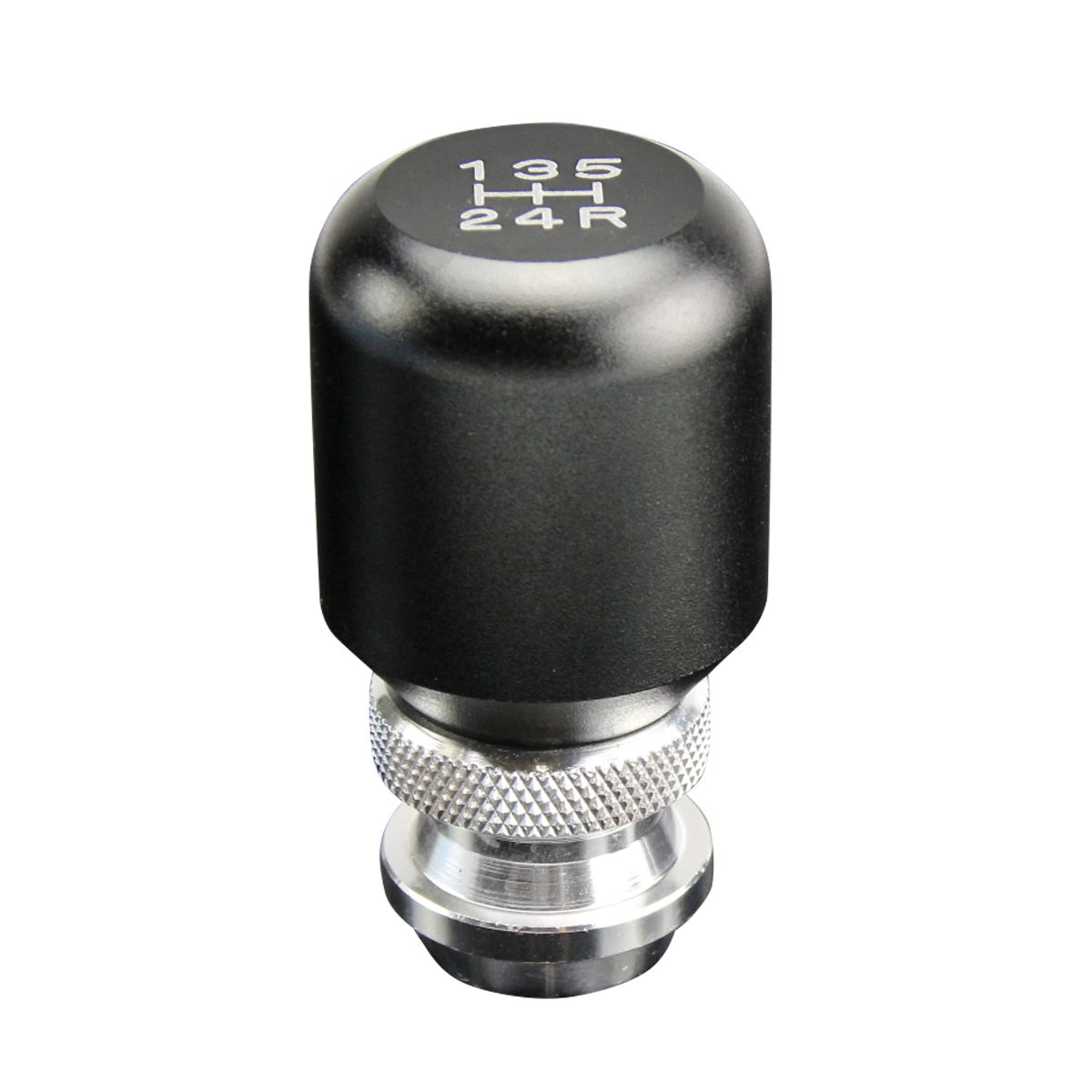アルミ シフトノブ 高さ調整可 5MT M8/M10/M12 汎用 ブラック SZ041 