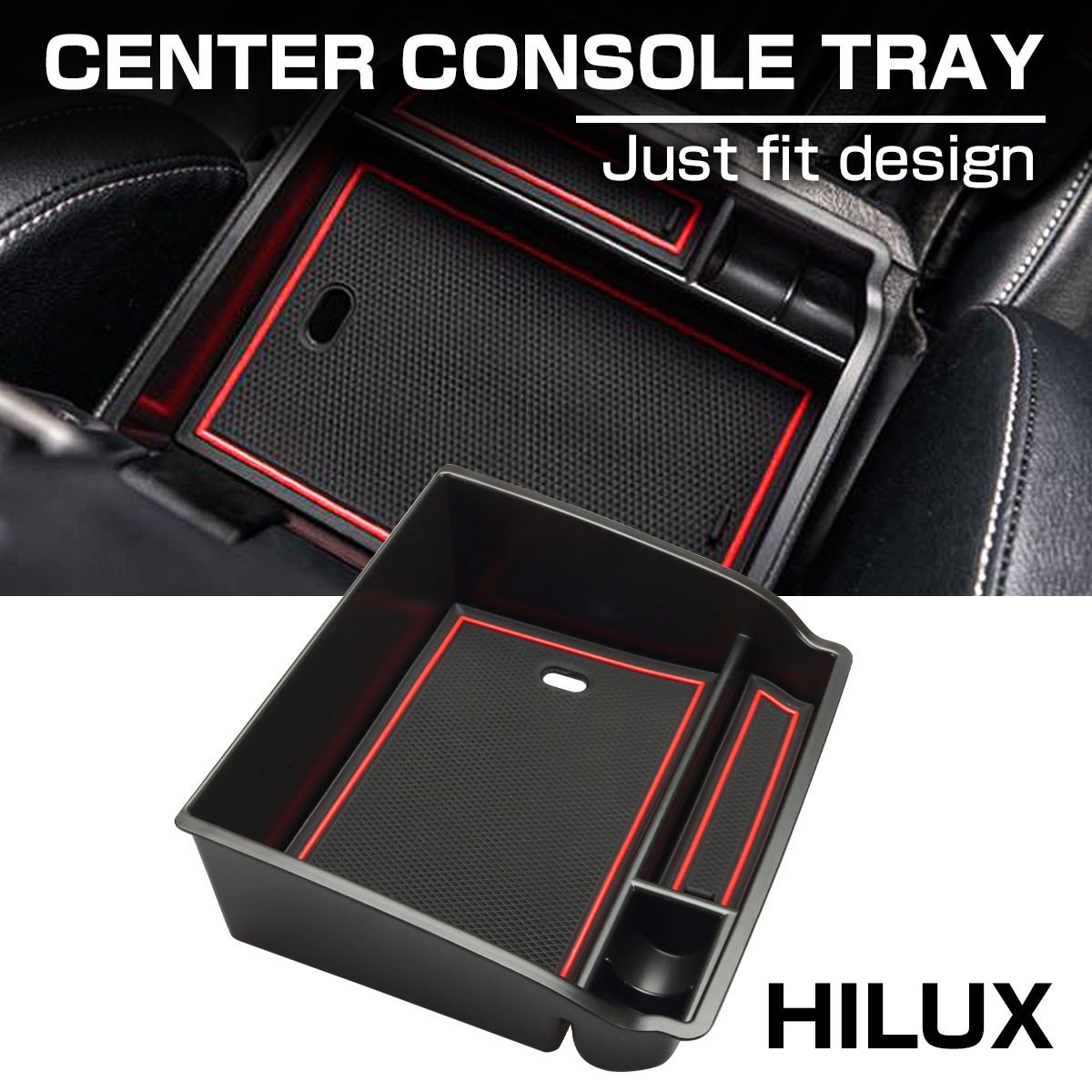 ハイラックス GUN125 センターコンソールボックス トレイ 車種専用設計