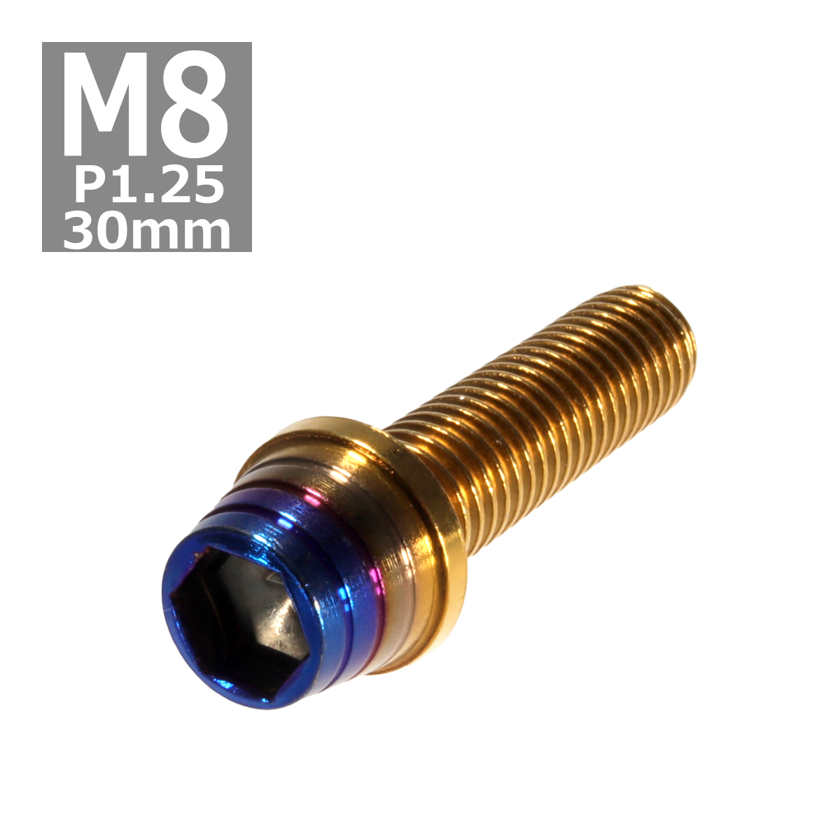 �L���b�v�{���g M8×30mm P1.25 �e�[�p�[�V�F�� �X�e�����X �S�[���h���Ă��`�^���J���[ 1�� TB0932